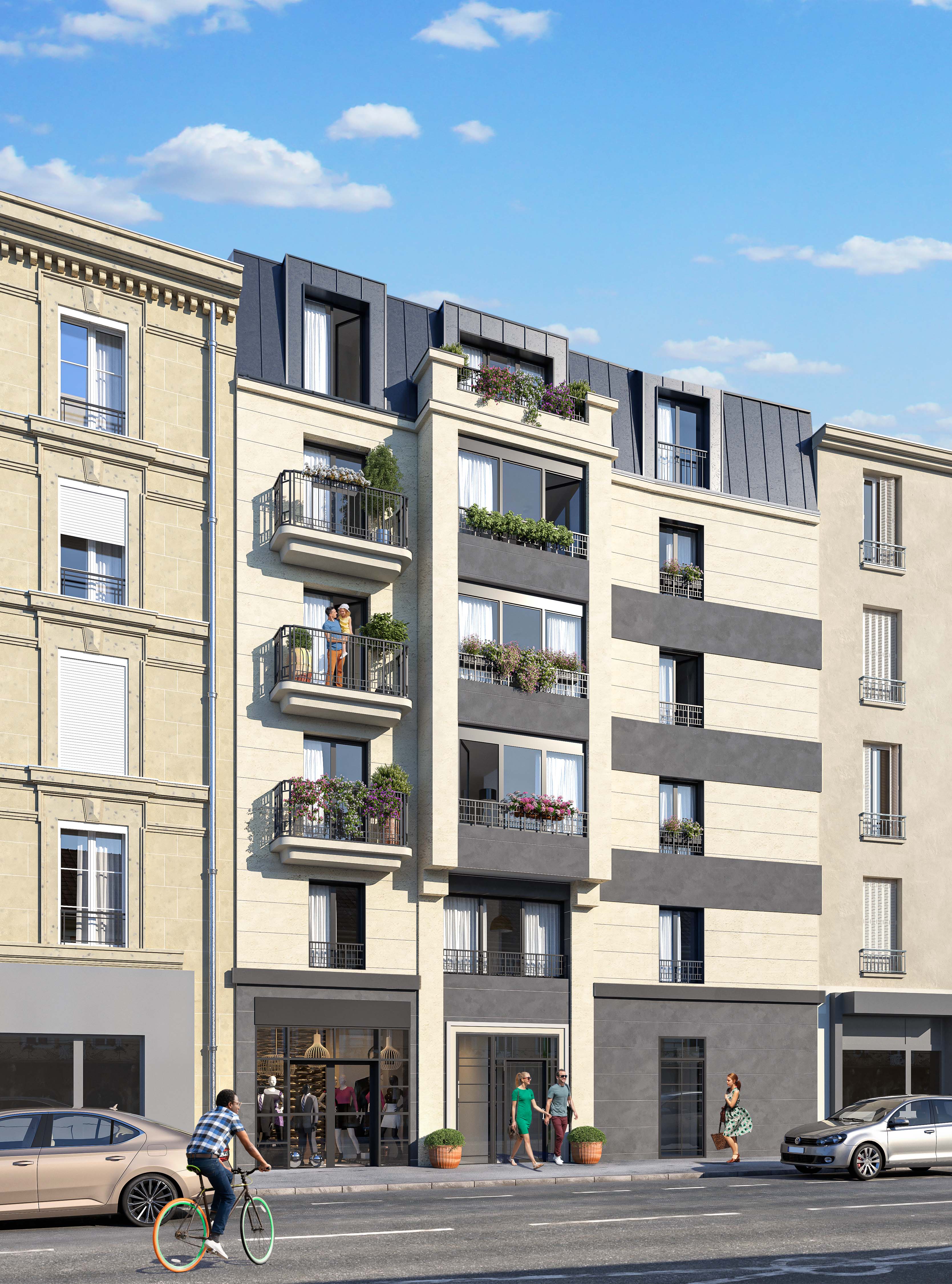 Appartement Neuf ASNIÈRES-SUR-SEINE résidence Résidence les Ateliers du Parc 